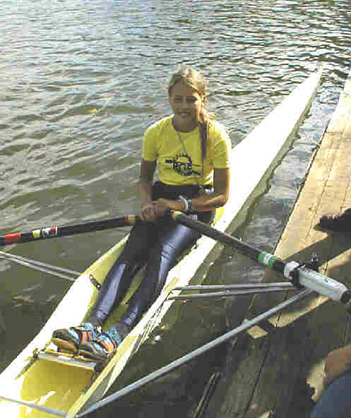 Marie-Cathrin am Siegersteg