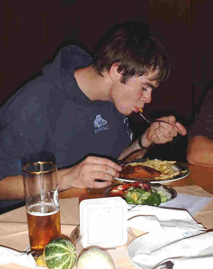 Matze beim Essen