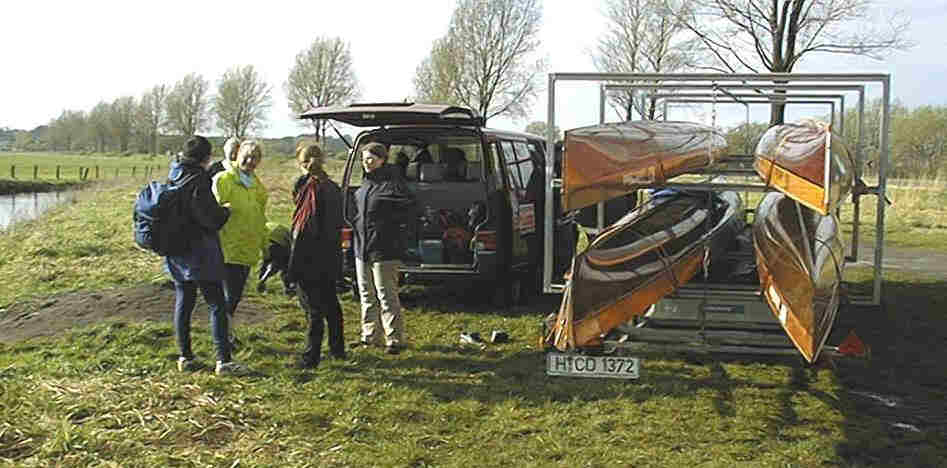 Aufladen vor der Heimfahrt