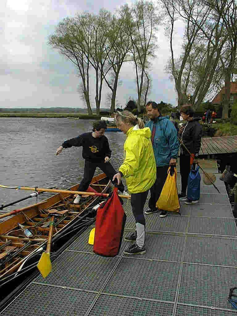 Mittags: Sascha, Uta, Oliver und Brbel