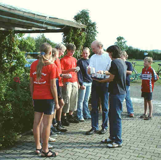 Ehrung der BW-Teilnehmer