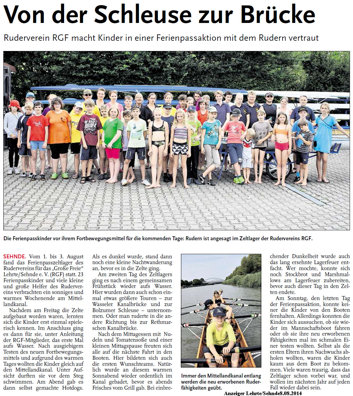 2014 Ferienpasszeltlager